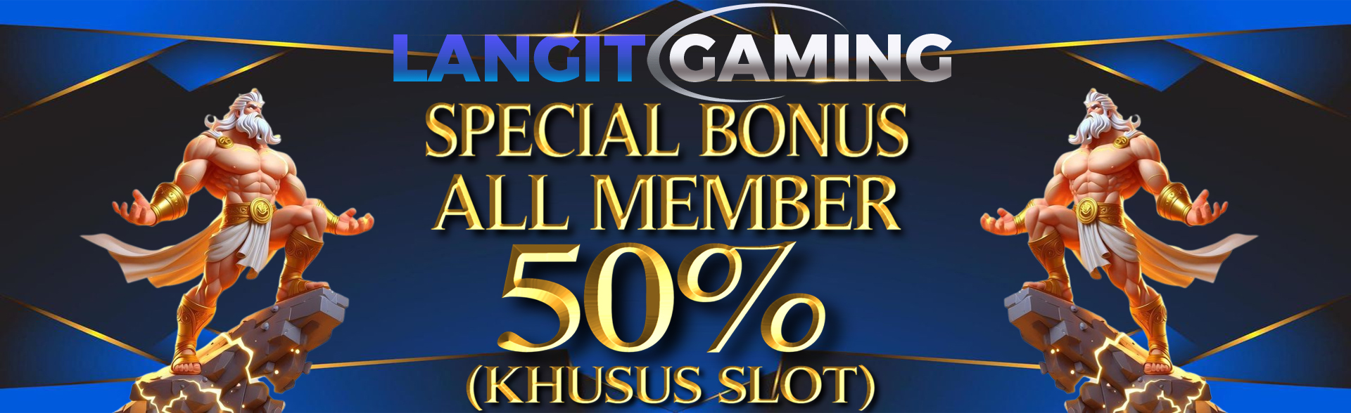BONUS ALL MEMBER 50% ( KHUSUS SLOT )