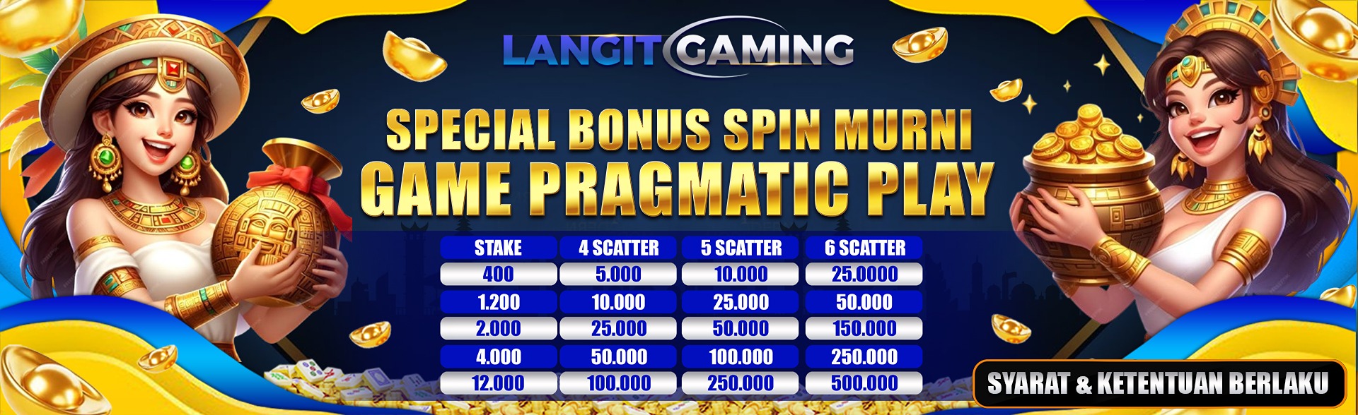 bonus scater murni